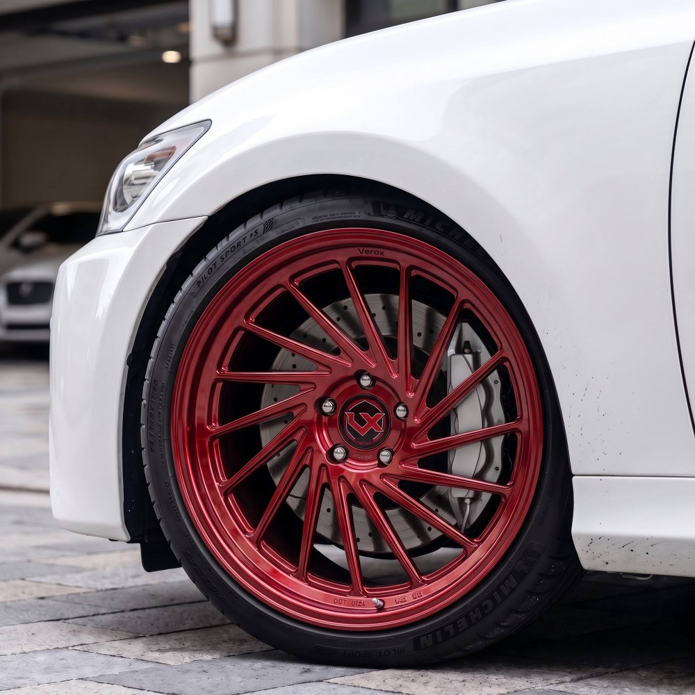 Candy Red Custom Monoblock Forged Wheel 5x112 for BMW M3 M4 Competition