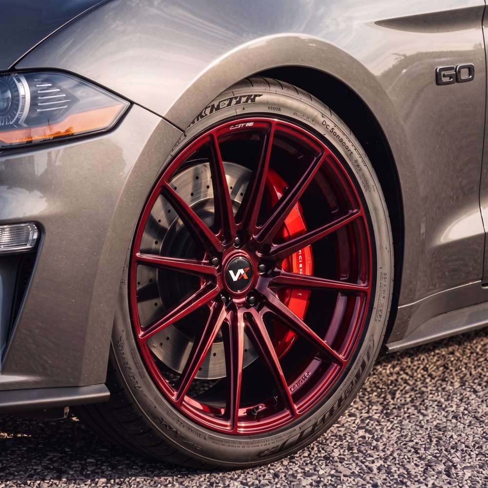 Candy Red Custom Monoblock Concave Forged Wheels 5x112 for Audi RS6 RS5