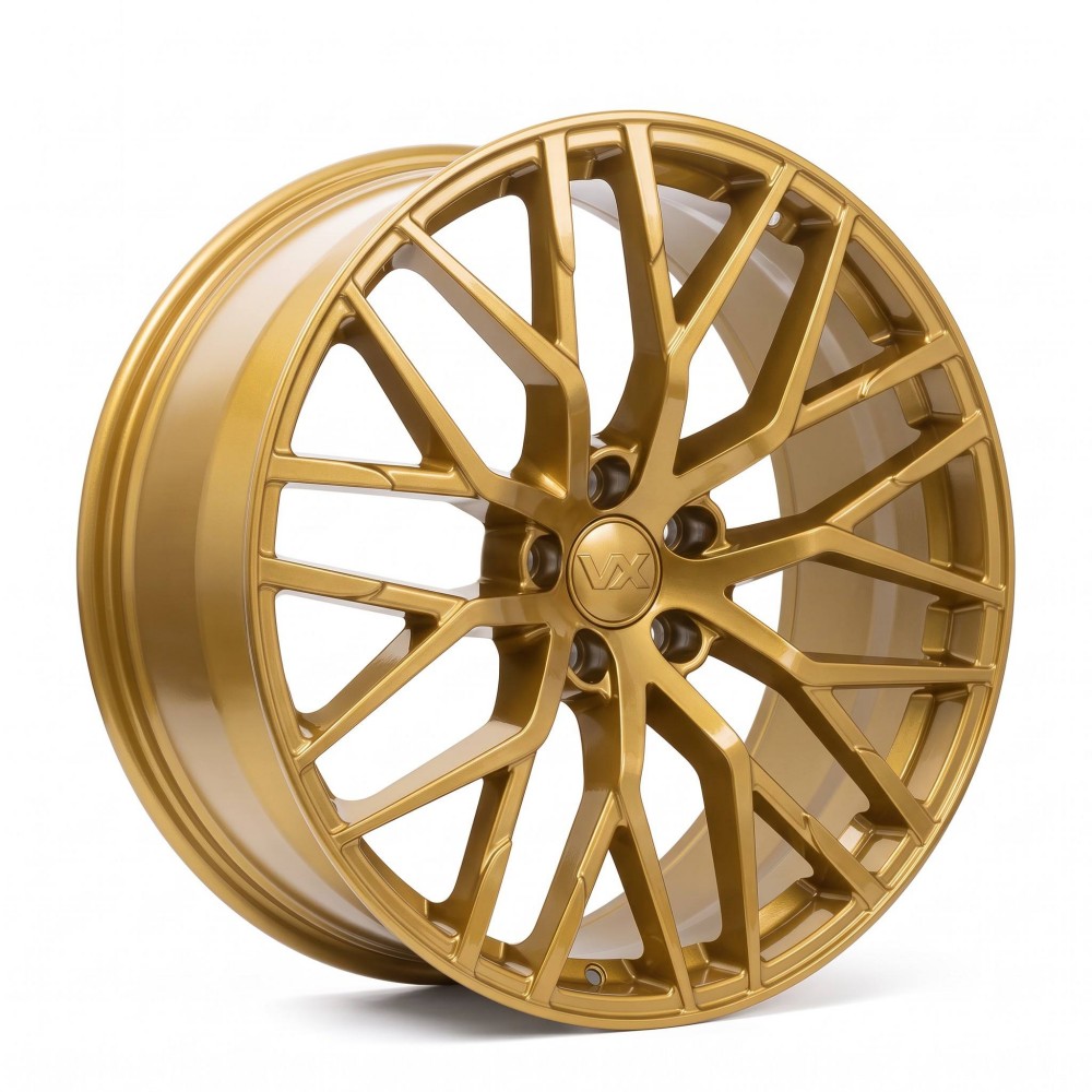 Gloss Gold 20 Inch Monoblock Forged Rims for Tesla Model 3 & Model Y Performance