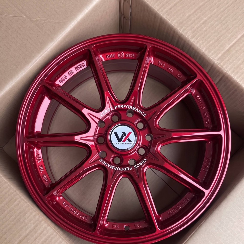 18 Inch Monoblock Forged Track Wheels for Honda Civic Type R 6 18 inch monoblock forged track wheels candy apple red for honda civic type r