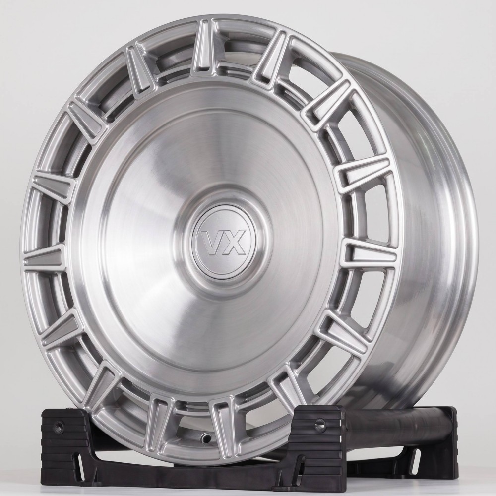 1-Piece Forged Wheels for 1964 Chevy Nova SS Restomod 6 20 inch monoblock forged wheels brushed silver turbofan for tesla model y
